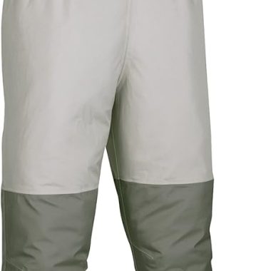 Allen Company Platte Pro Breathable Stockingfoot Fishing Chest Wader, Large, Gray