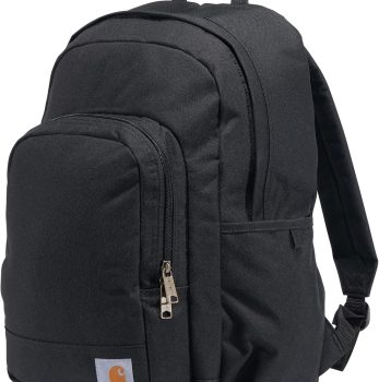 Carhartt 25L Classic Laptop Backpack, Durable Water-Resistant Pack W/ 15″ Laptop Sleeve and Multiple Organizational Compartments, PFAS Free, Black