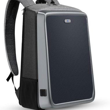 Travel Laptop Backpack with USB Charging Port, Anti Theft Solar Charging Backpack, Waterproof Large Backpack for College Students, Work Backpacks Fit for 15 Inch Computer for Men Women